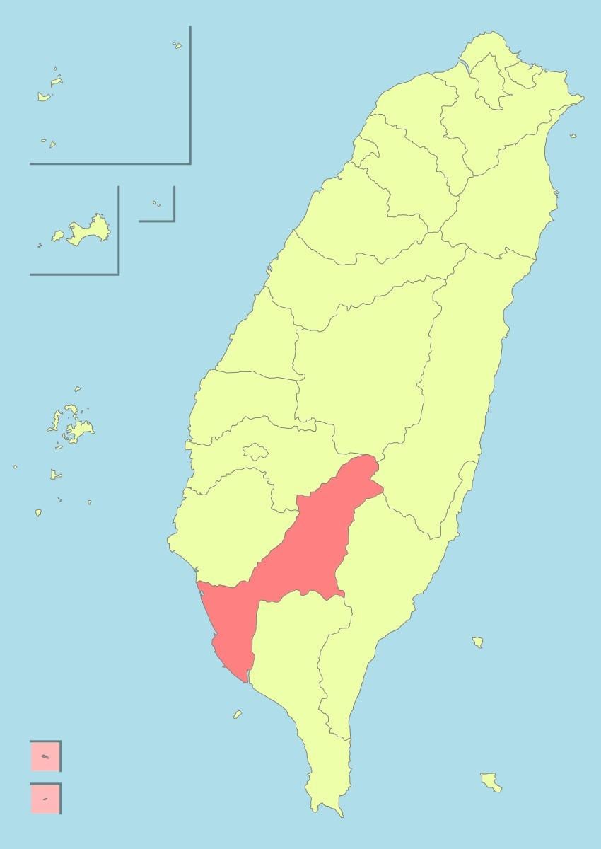 Žemėlapis Taivane, kaohsiung