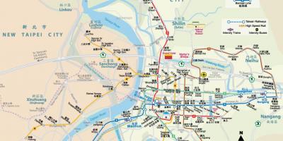 Metro žemėlapis Taivanas