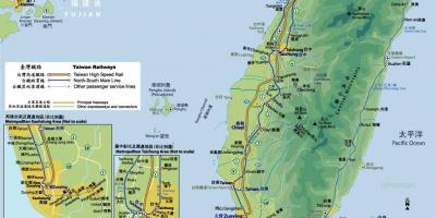 Traukinių stotis map Taivanas